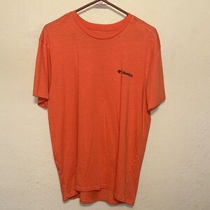 Columbia Men's Bright Orange Short Sleeve Tee